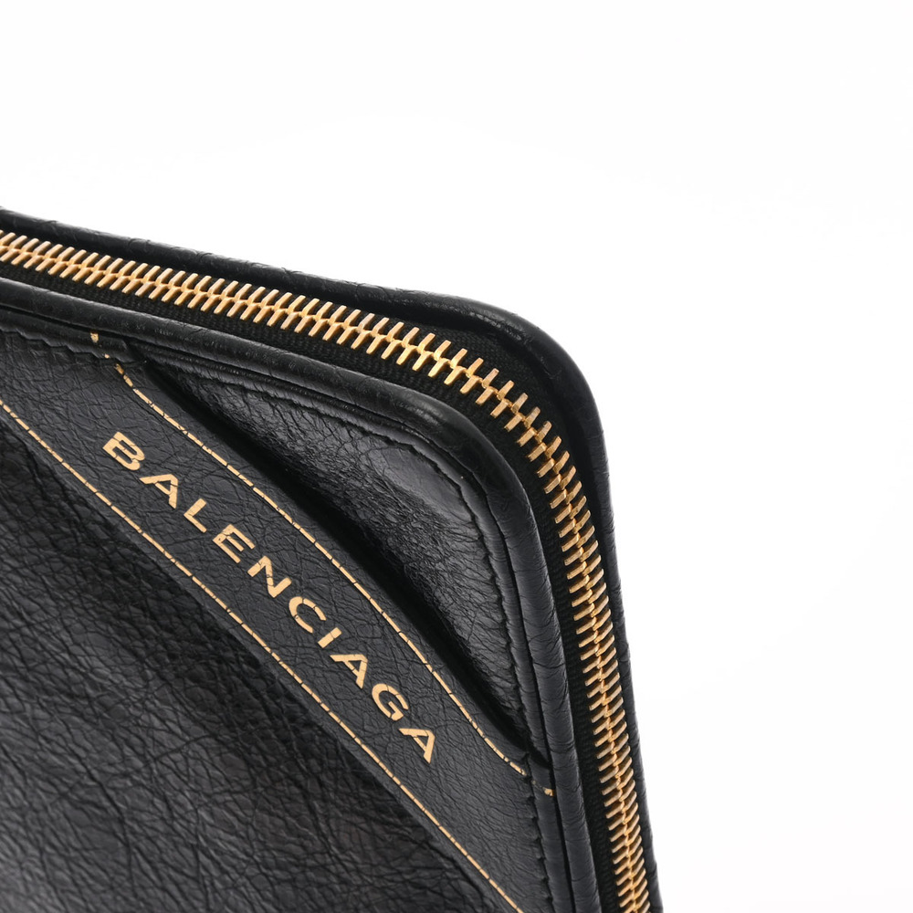 BALENCIAGA Calfskin Clutch Bag Black - Picture 8 of 11